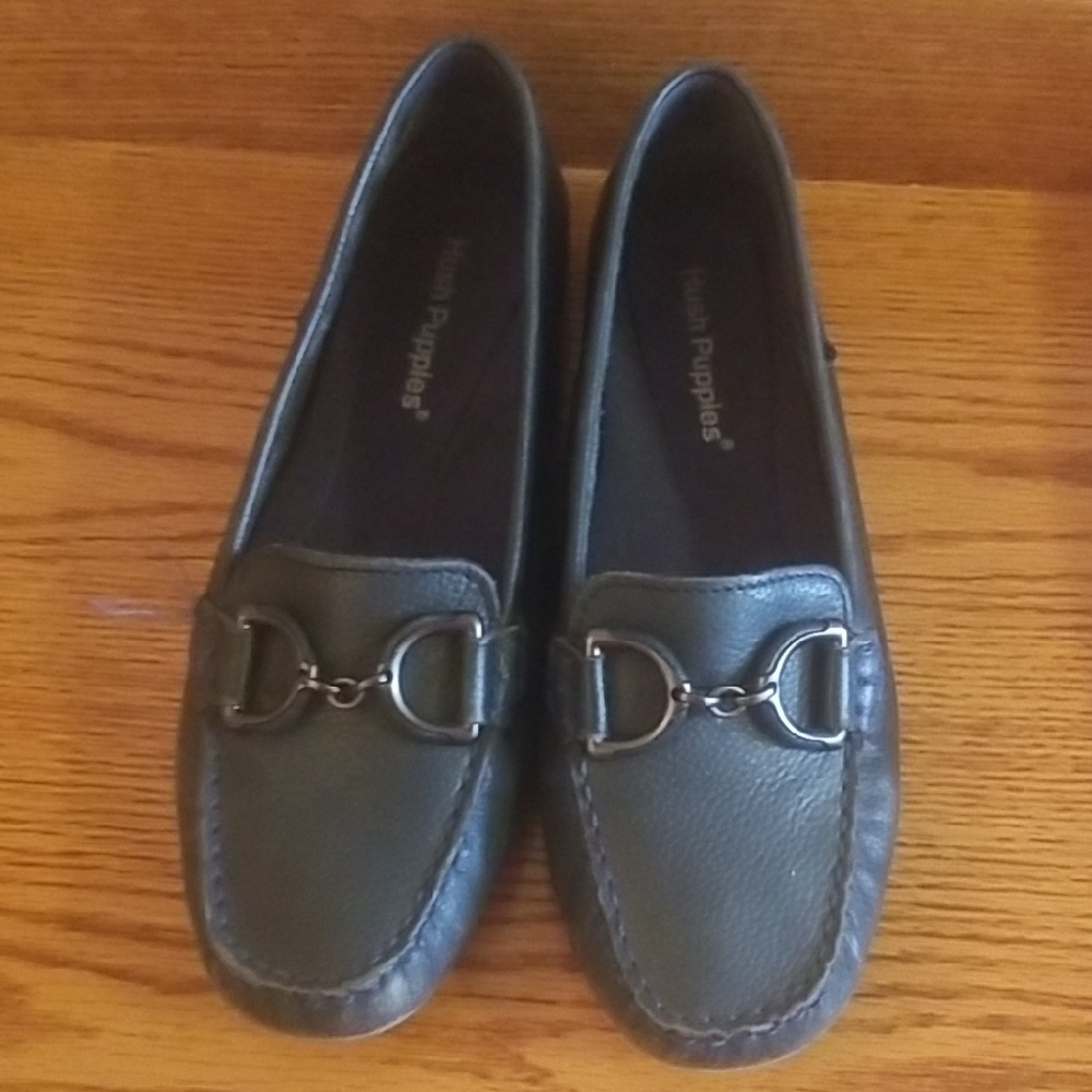 Hush Puppies Women's Dark Gray Loafers